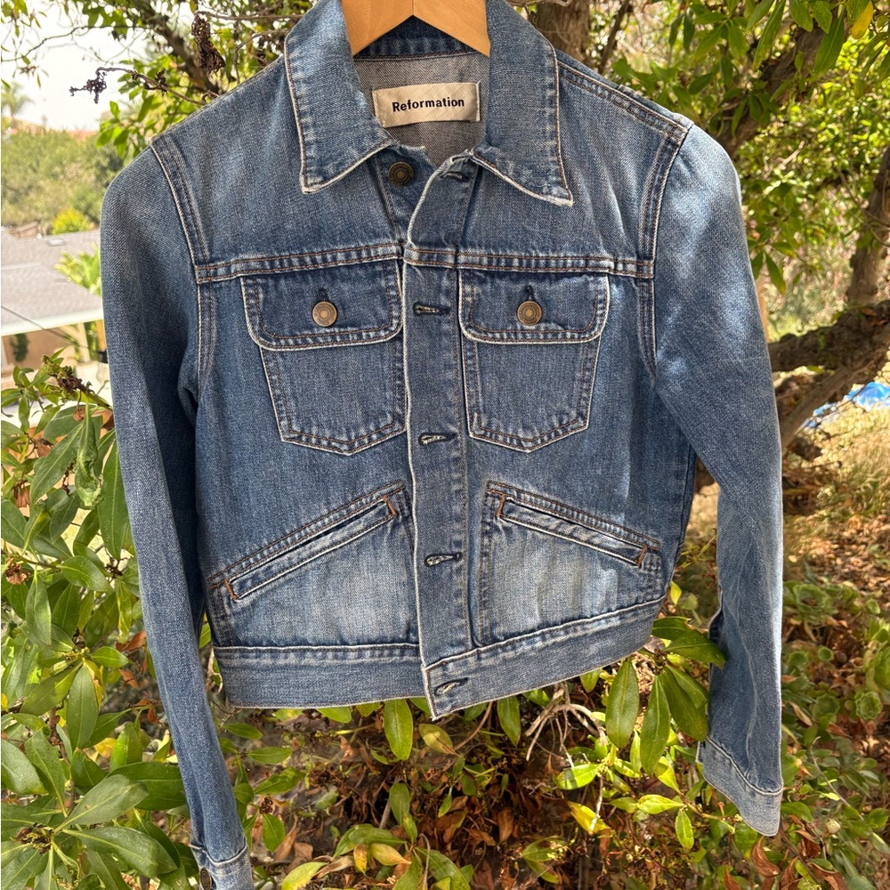 Reformation “Dixon” Denim Jacket (XS)